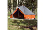 Vidaxl Family Tent Tipi 12-person Grey And Orange Waterproof Vidaxl Family Tent Tipi 12-person Grey And Orange Waterproof