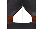 Vidaxl Family Tent Tipi 12-person Grey And Orange Waterproof Vidaxl Family Tent Tipi 12-person Grey And Orange Waterproof
