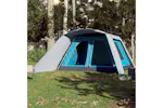 Vidaxl Family Tent With Porch 9-person Blue Quick Release Vidaxl Family Tent With Porch 9-person Blue Quick Release