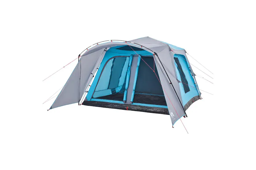 Vidaxl Family Tent With Porch 9-person Blue Quick Release Vidaxl Family Tent With Porch 9-person Blue Quick Release