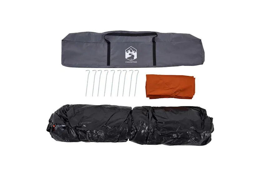 Vidaxl Family Tent Dome 6-person Grey And Orange Quick Release Vidaxl Family Tent Dome 6-person Grey And Orange Quick Release