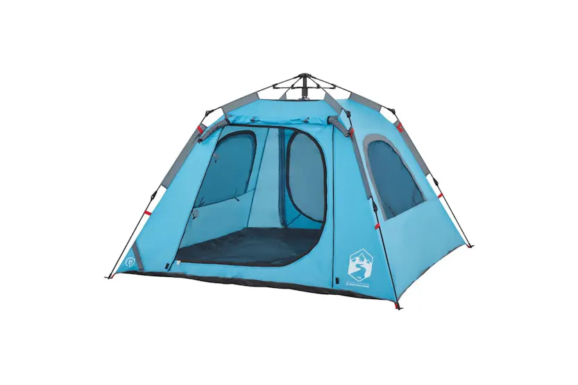 Vidaxl Camping Tent Dome 4-person Blue Quick Release Vidaxl Camping Tent Dome 4-person Blue Quick Release