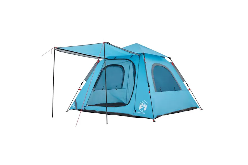 Vidaxl Camping Tent Dome 4-person Blue Quick Release Vidaxl Camping Tent Dome 4-person Blue Quick Release