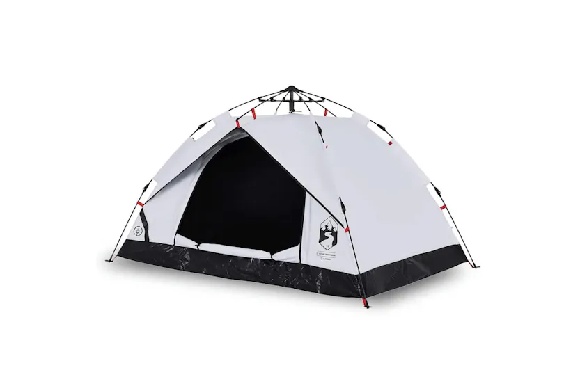 Vidaxl Camping Tent Dome 2-person White Blackout Fabric Quick Release Vidaxl Camping Tent Dome 2-person White Blackout Fabric Quick Release