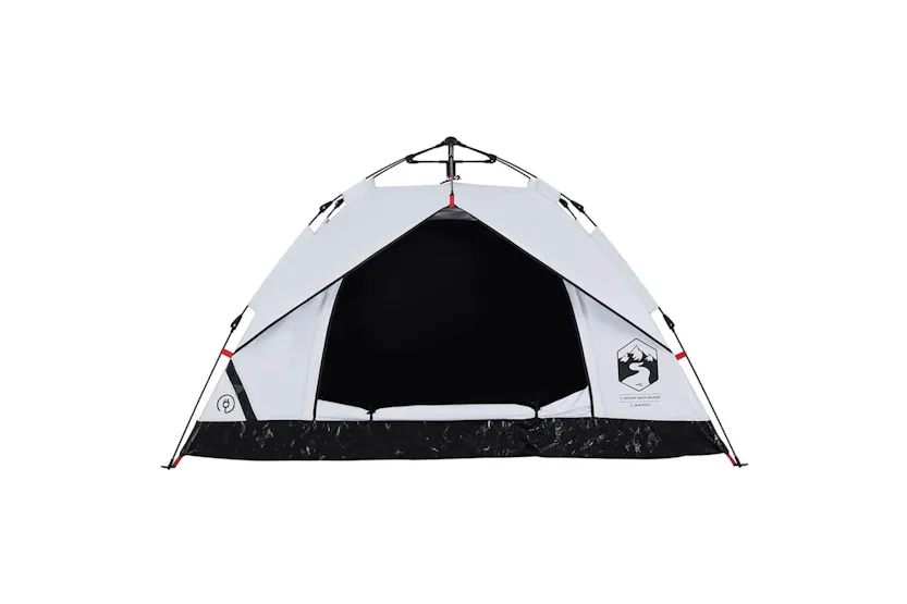 Vidaxl Camping Tent Dome 2-person White Blackout Fabric Quick Release Vidaxl Camping Tent Dome 2-person White Blackout Fabric Quick Release