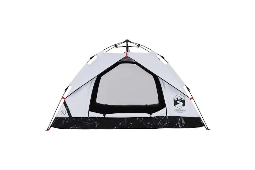 Vidaxl Camping Tent Dome 2-person White Blackout Fabric Quick Release Vidaxl Camping Tent Dome 2-person White Blackout Fabric Quick Release