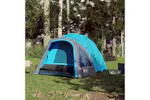 Vidaxl Camping Tent Dome 3-person Blue Quick Release Vidaxl Camping Tent Dome 3-person Blue Quick Release
