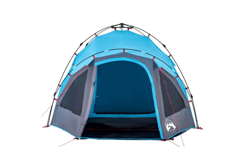 Vidaxl Camping Tent Dome 3-person Blue Quick Release Vidaxl Camping Tent Dome 3-person Blue Quick Release