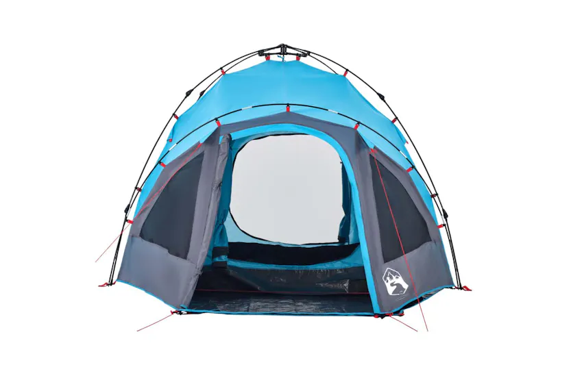 Vidaxl Camping Tent Dome 3-person Blue Quick Release Vidaxl Camping Tent Dome 3-person Blue Quick Release