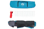 Vidaxl Camping Tent Dome 3-person Blue Quick Release Vidaxl Camping Tent Dome 3-person Blue Quick Release