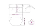 Vidaxl Camping Tarp Orange 430x380x210 Cm Waterproof Vidaxl Camping Tarp Orange 430x380x210 Cm Waterproof