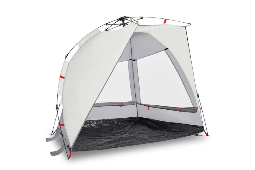 Vidaxl Beach Tent 2-person Grey Quick Release Waterproof Vidaxl Beach Tent 2-person Grey Quick Release Waterproof