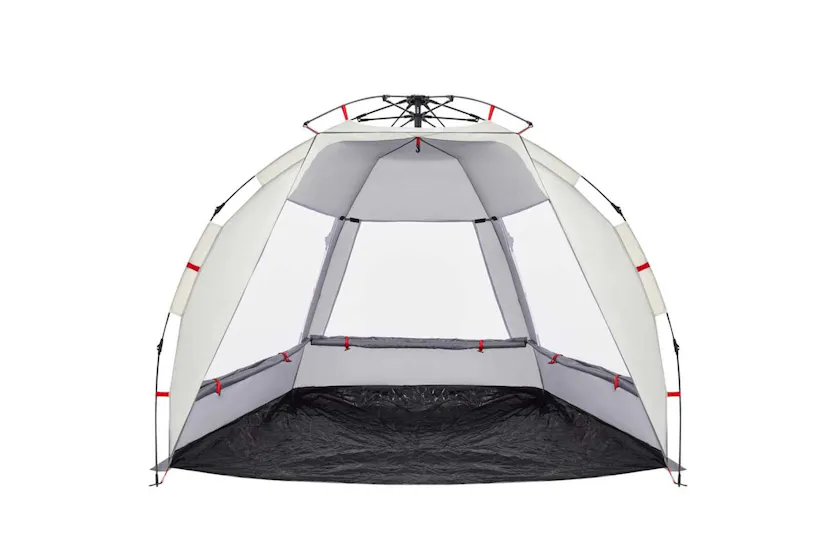 Vidaxl Beach Tent 2-person Grey Quick Release Waterproof Vidaxl Beach Tent 2-person Grey Quick Release Waterproof