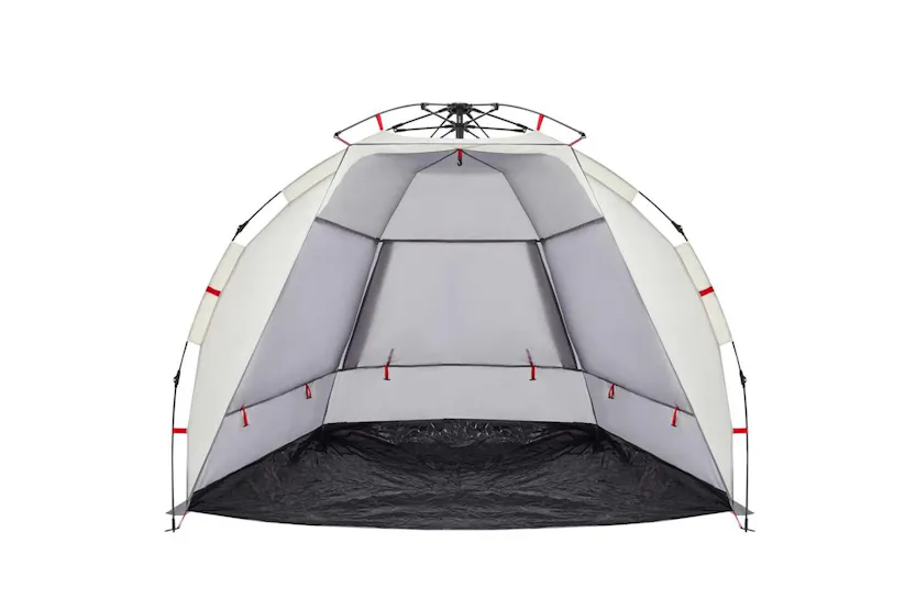 Vidaxl Beach Tent 2-person Grey Quick Release Waterproof Vidaxl Beach Tent 2-person Grey Quick Release Waterproof