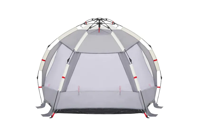 Vidaxl Beach Tent 2-person Grey Quick Release Waterproof Vidaxl Beach Tent 2-person Grey Quick Release Waterproof