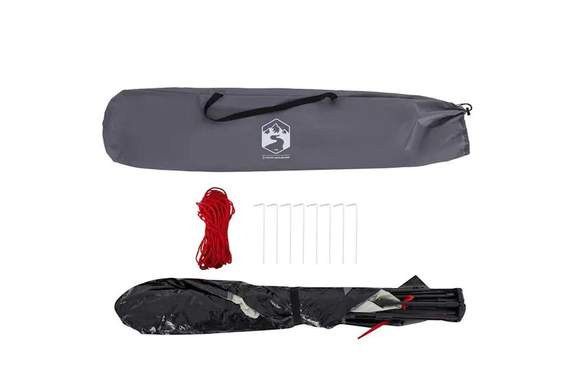 Vidaxl Beach Tent 2-person Grey Quick Release Waterproof Vidaxl Beach Tent 2-person Grey Quick Release Waterproof