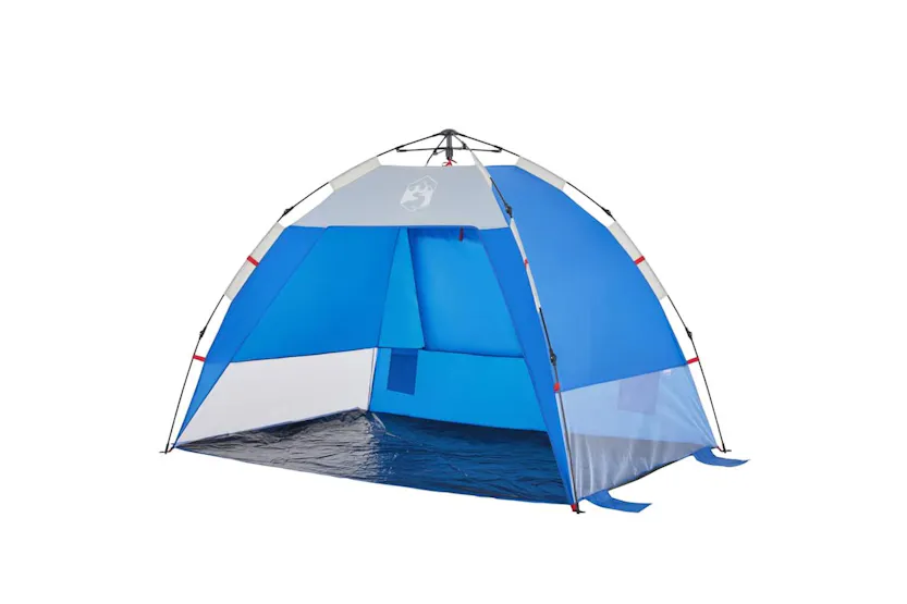 Vidaxl Beach Tent 2-person Azure Blue Quick Release Waterproof Vidaxl Beach Tent 2-person Azure Blue Quick Release Waterproof