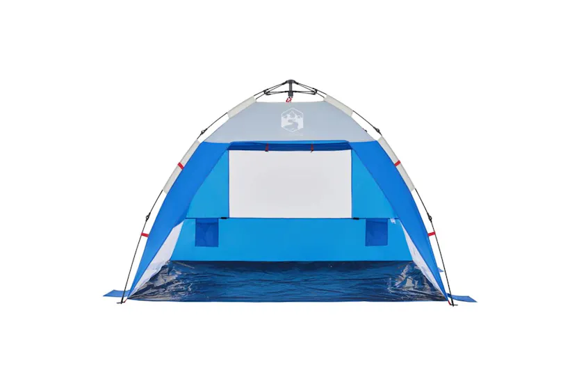 Vidaxl Beach Tent 2-person Azure Blue Quick Release Waterproof Vidaxl Beach Tent 2-person Azure Blue Quick Release Waterproof