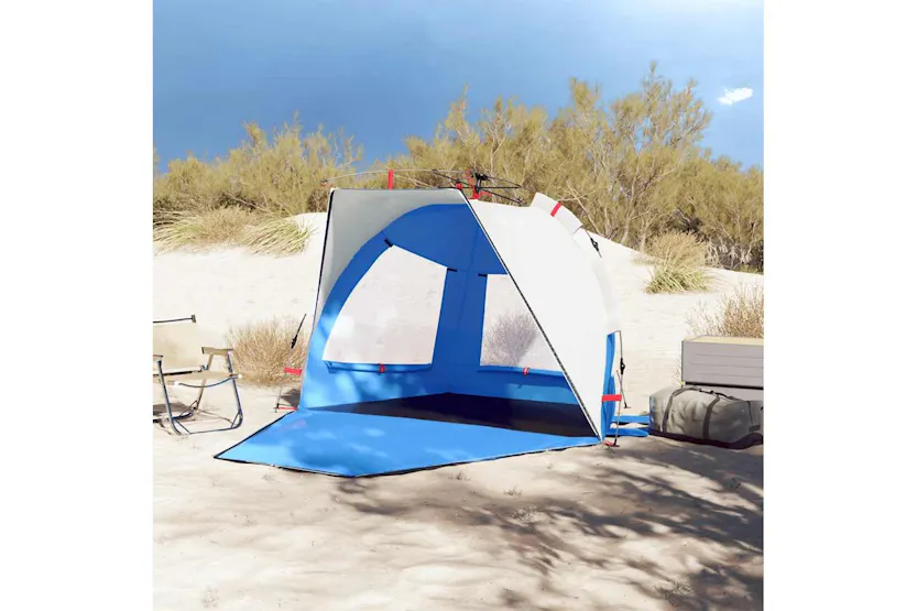Vidaxl Beach Tent 2-person Azure Blue Quick Release Waterproof Vidaxl Beach Tent 2-person Azure Blue Quick Release Waterproof