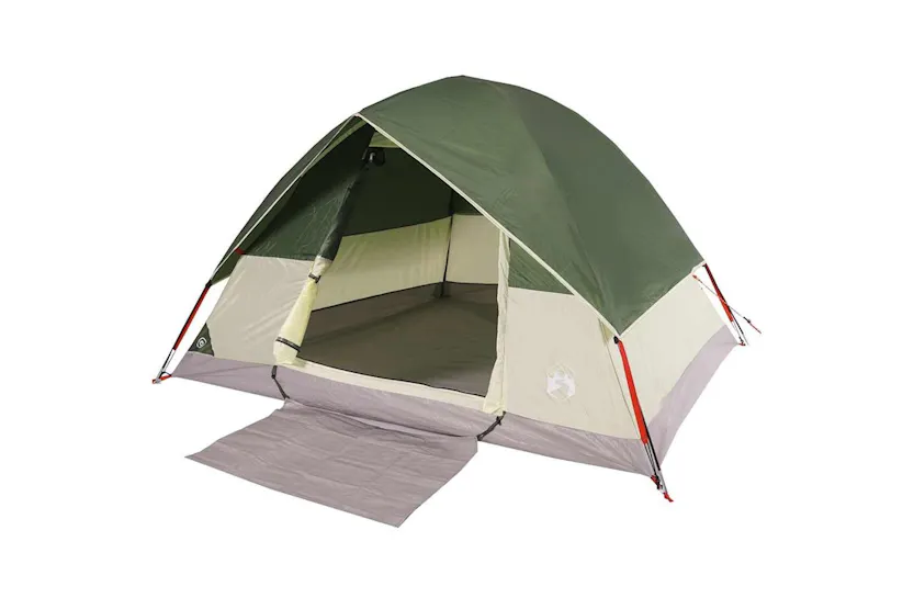 Vidaxl Camping Tent Dome 3-person Green Waterproof Vidaxl Camping Tent Dome 3-person Green Waterproof