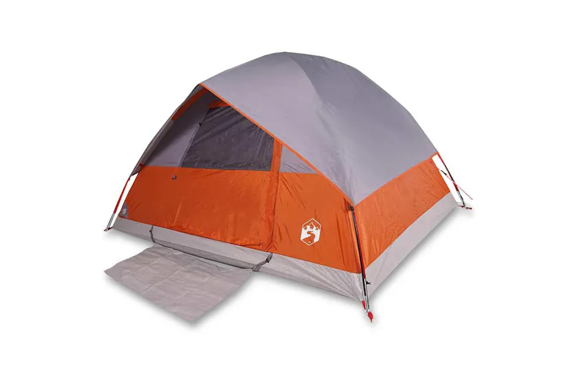 Vidaxl Camping Tent Dome 3-person Orange Waterproof Vidaxl Camping Tent Dome 3-person Orange Waterproof