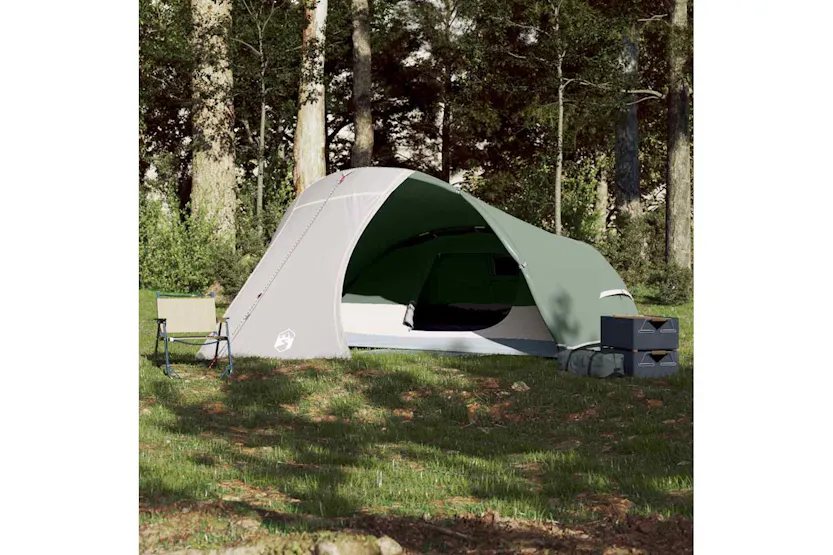 Vidaxl Camping Tent Dome 4-person Green Waterproof Vidaxl Camping Tent Dome 4-person Green Waterproof