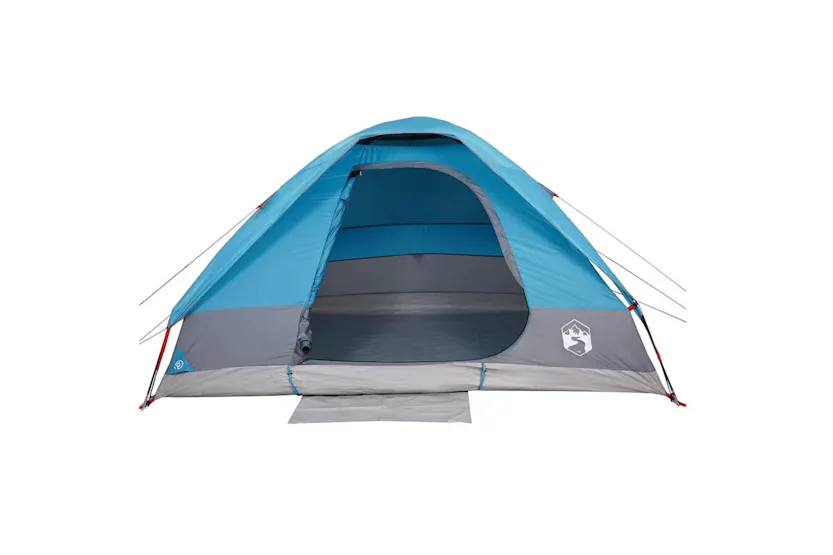 Vidaxl Camping Tent Dome 4-person Blue Waterproof Vidaxl Camping Tent Dome 4-person Blue Waterproof