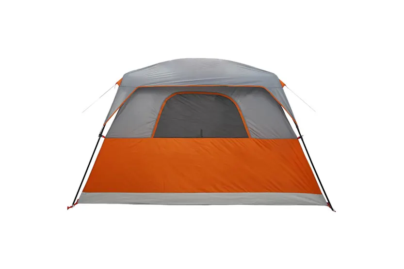 Vidaxl Family Tent Cabin 6-person Orange Waterproof Vidaxl Family Tent Cabin 6-person Orange Waterproof