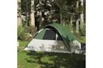 Vidaxl Family Tent Dome 6-person Green Waterproof Vidaxl Family Tent Dome 6-person Green Waterproof