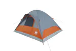 Vidaxl Family Tent Dome 6-person Orange Waterproof Vidaxl Family Tent Dome 6-person Orange Waterproof