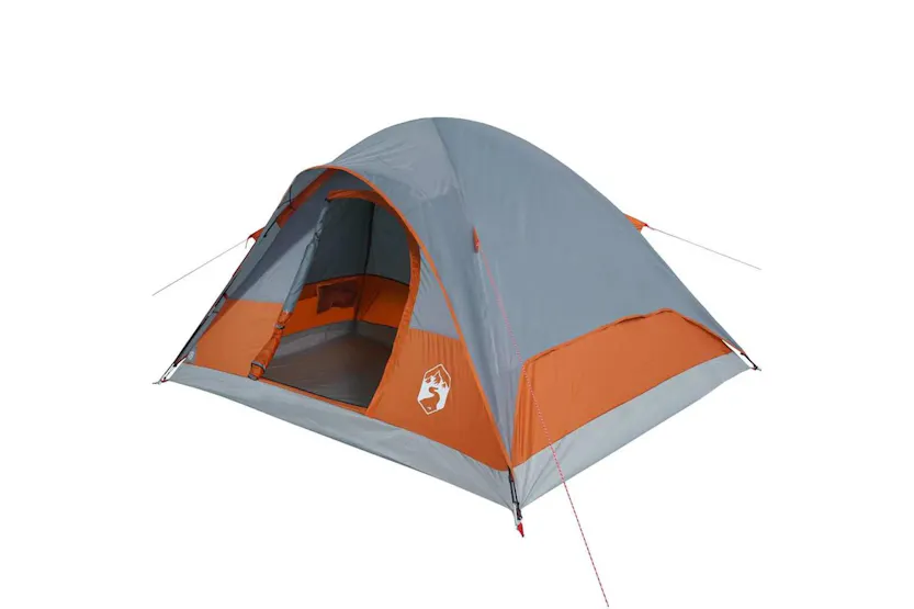 Vidaxl Family Tent Dome 6-person Orange Waterproof Vidaxl Family Tent Dome 6-person Orange Waterproof
