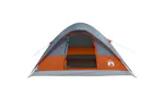 Vidaxl Family Tent Dome 6-person Orange Waterproof Vidaxl Family Tent Dome 6-person Orange Waterproof