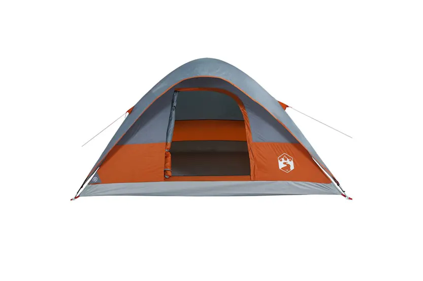 Vidaxl Family Tent Dome 6-person Orange Waterproof Vidaxl Family Tent Dome 6-person Orange Waterproof
