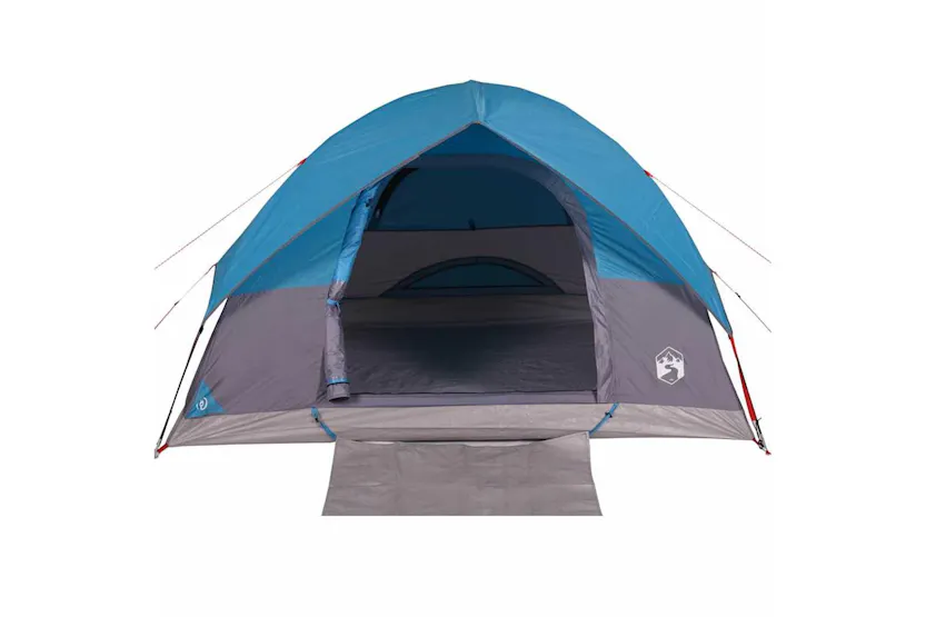 Vidaxl Family Tent Dome 6-person Blue Waterproof Vidaxl Family Tent Dome 6-person Blue Waterproof