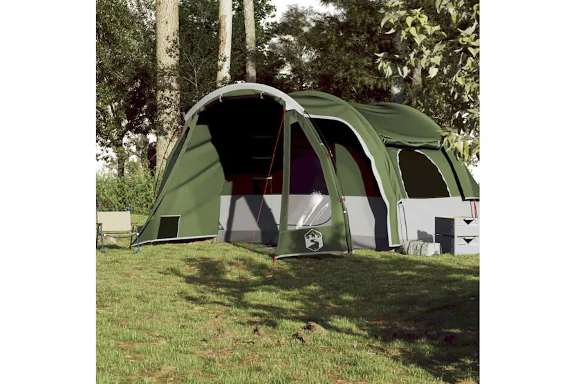 Vidaxl Family Tent 6-person Green Waterproof Vidaxl Family Tent 6-person Green Waterproof