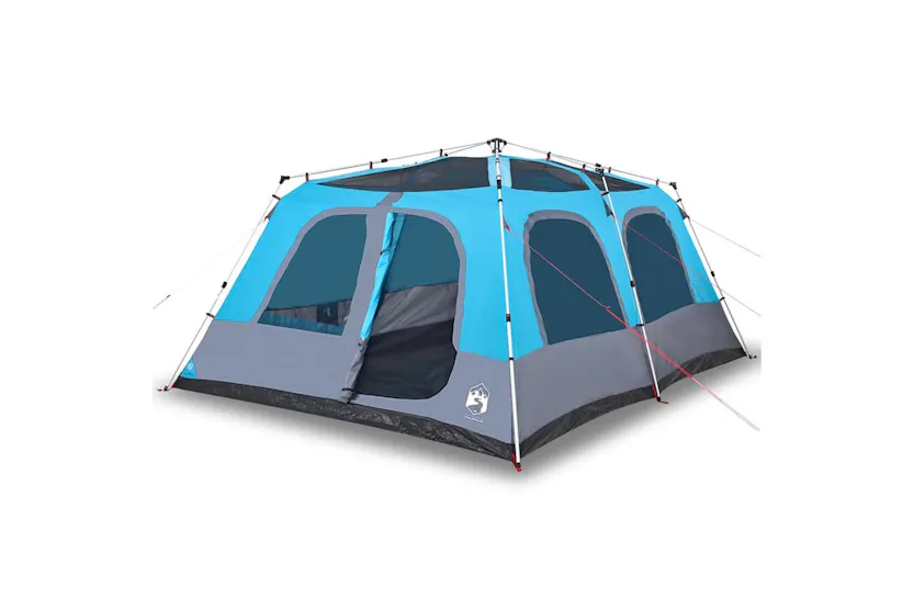 Vidaxl Family Tent Dome 10-person Blue Quick Release Vidaxl Family Tent Dome 10-person Blue Quick Release