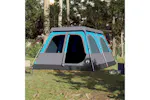Vidaxl Family Tent Dome 10-person Blue Quick Release Vidaxl Family Tent Dome 10-person Blue Quick Release