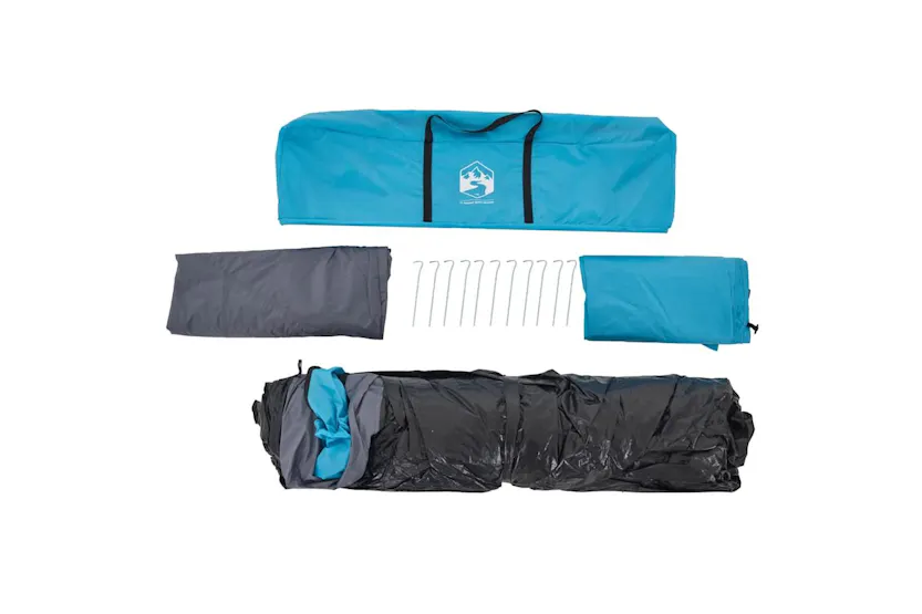 Vidaxl Family Tent Dome 10-person Blue Quick Release Vidaxl Family Tent Dome 10-person Blue Quick Release