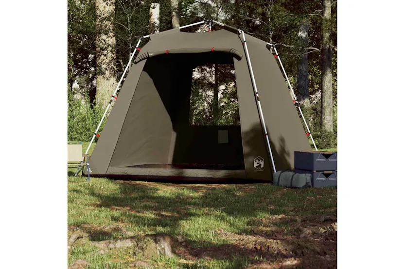 Vidaxl Fishing Tent 4-person Olive Green Quick Release Vidaxl Fishing Tent 4-person Olive Green Quick Release