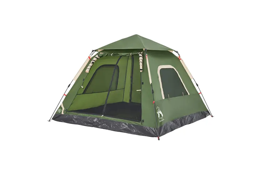 Vidaxl Camping Tent Dome 5-person Green Quick Release Vidaxl Camping Tent Dome 5-person Green Quick Release