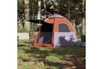 Vidaxl Camping Tent Cabin 4-person Grey And Orange Quick Release Vidaxl Camping Tent Cabin 4-person Grey And Orange Quick Release