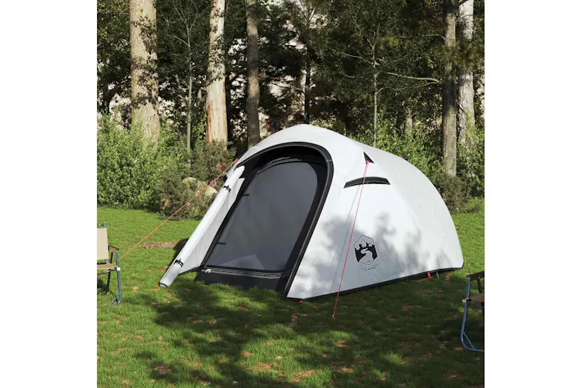 Vidaxl Camping Tent Tunnel 3-person White Blackout Fabric Waterproof Vidaxl Camping Tent Tunnel 3-person White Blackout Fabric Waterproof
