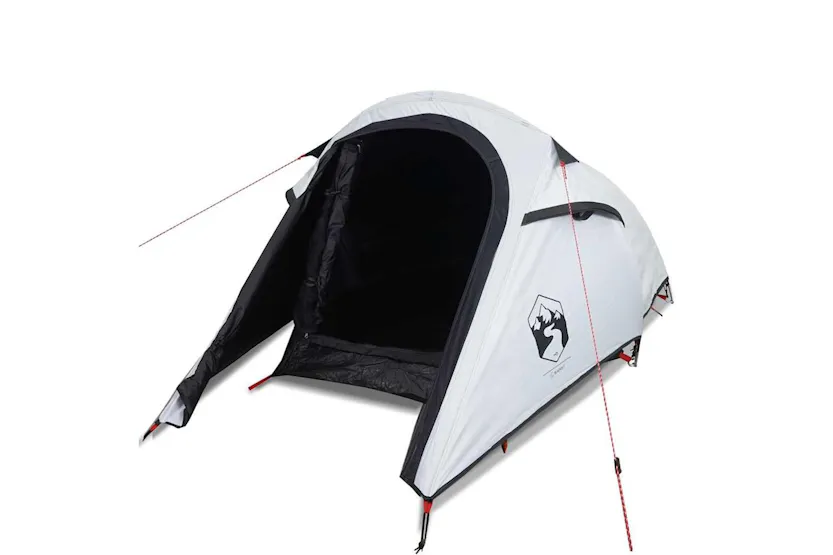 Vidaxl Camping Tent Tunnel 3-person White Blackout Fabric Waterproof Vidaxl Camping Tent Tunnel 3-person White Blackout Fabric Waterproof