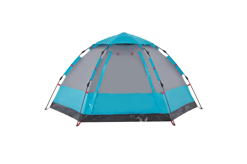 Vidaxl Camping Tent Cabin 4-person Blue Quick Release Vidaxl Camping Tent Cabin 4-person Blue Quick Release
