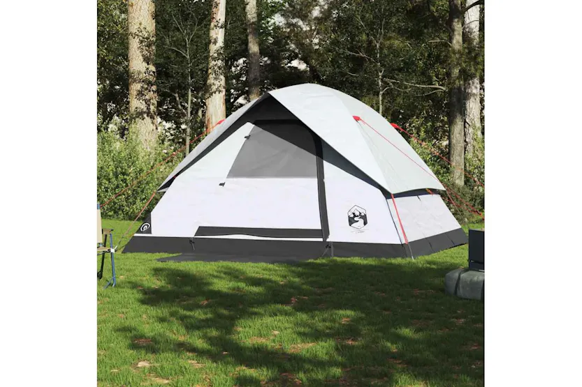 Vidaxl Family Tent Dome 6-person White Blackout Fabric Waterproof Vidaxl Family Tent Dome 6-person White Blackout Fabric Waterproof