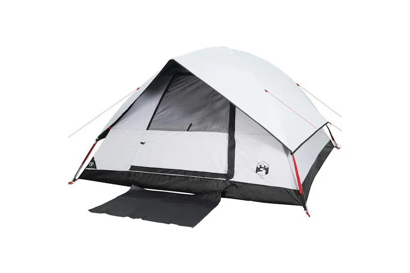 Vidaxl Family Tent Dome 6-person White Blackout Fabric Waterproof Vidaxl Family Tent Dome 6-person White Blackout Fabric Waterproof