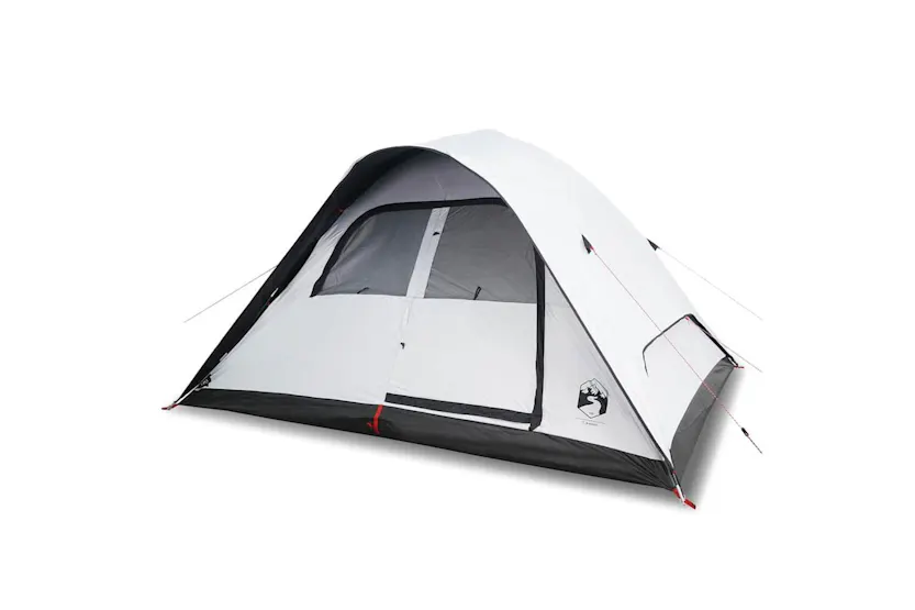 Vidaxl Family Tent Dome 6-person White Blackout Fabric Waterproof Vidaxl Family Tent Dome 6-person White Blackout Fabric Waterproof