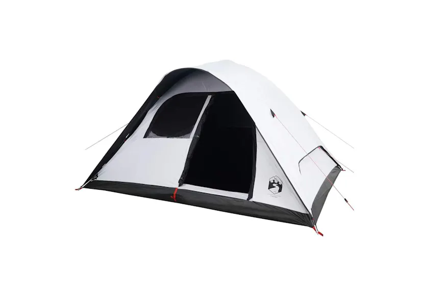 Vidaxl Family Tent Dome 6-person White Blackout Fabric Waterproof Vidaxl Family Tent Dome 6-person White Blackout Fabric Waterproof