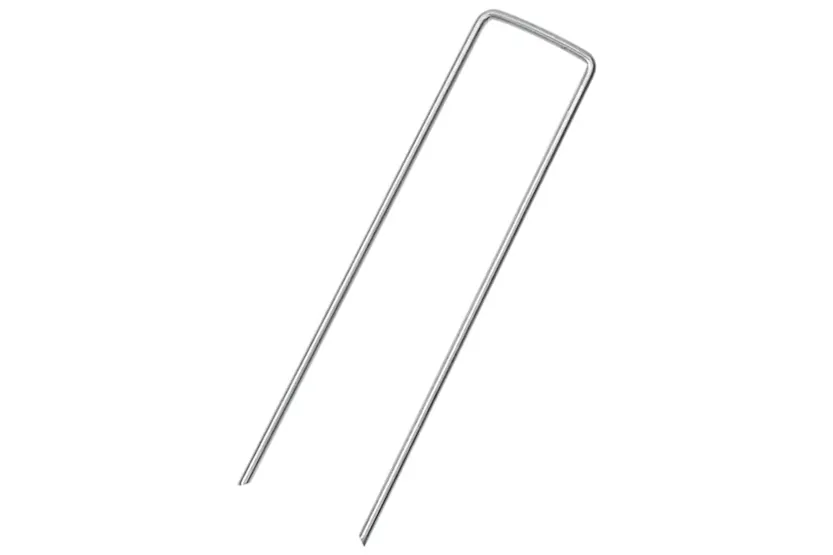 Vidaxl Ground Pegs U Shape 50 Pcs 15x3.5 Cm Galvanised Steel Vidaxl Ground Pegs U Shape 50 Pcs 15x3.5 Cm Galvanised Steel