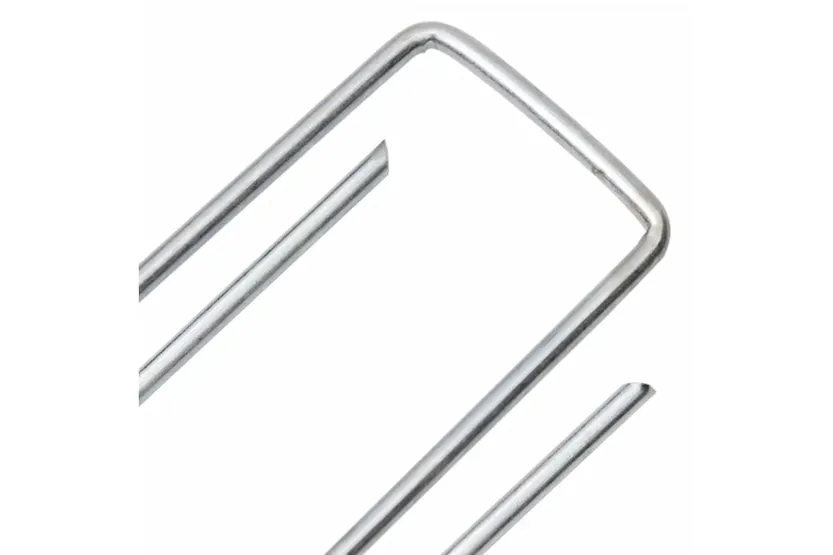 Vidaxl Ground Pegs U Shape 50 Pcs 15x3.5 Cm Galvanised Steel Vidaxl Ground Pegs U Shape 50 Pcs 15x3.5 Cm Galvanised Steel